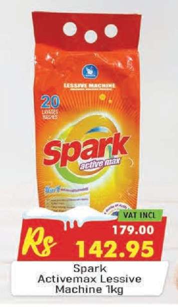 Spark Activemax Lessive Machine 1kg