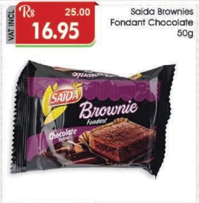 Saida Brownies Fondant Chocolate 50g