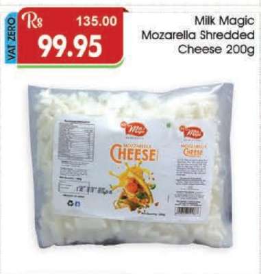 Milk Magic Mozarella Shredded Cheese 200g