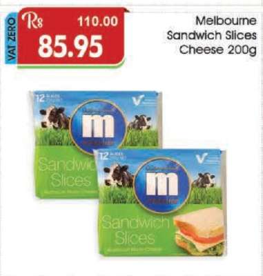 Melbourne Sandwich Slices Cheese 200g