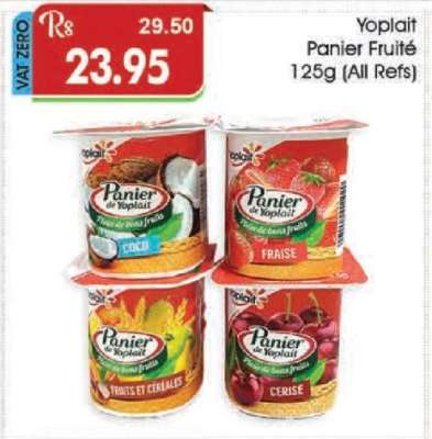 Yoplait Panier Fruité 125g (All Refs)