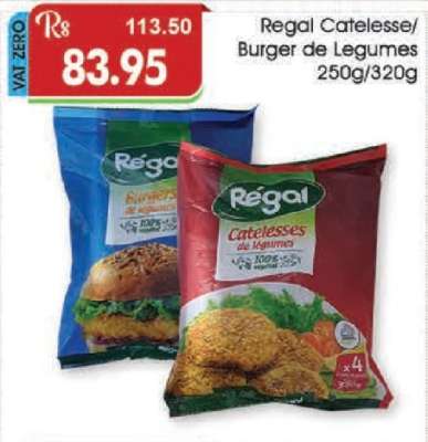 Regal Catelesse/Burger de Legumes 250g/320g
