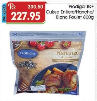 Prodigal IQF Cuisse Entiere/Hanche/Blanc Poulet 800g