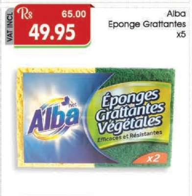 Alba Eponge Grattantes x5