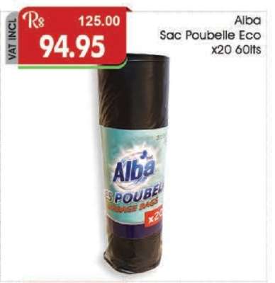 Alba Sac Poubelle Eco x20 60Lts
