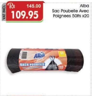 Alba Sac Poubelle Avec Poignees 50lts x20