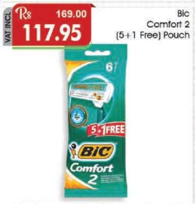 Bic Comfort 2 (5+1 Free) Pouch