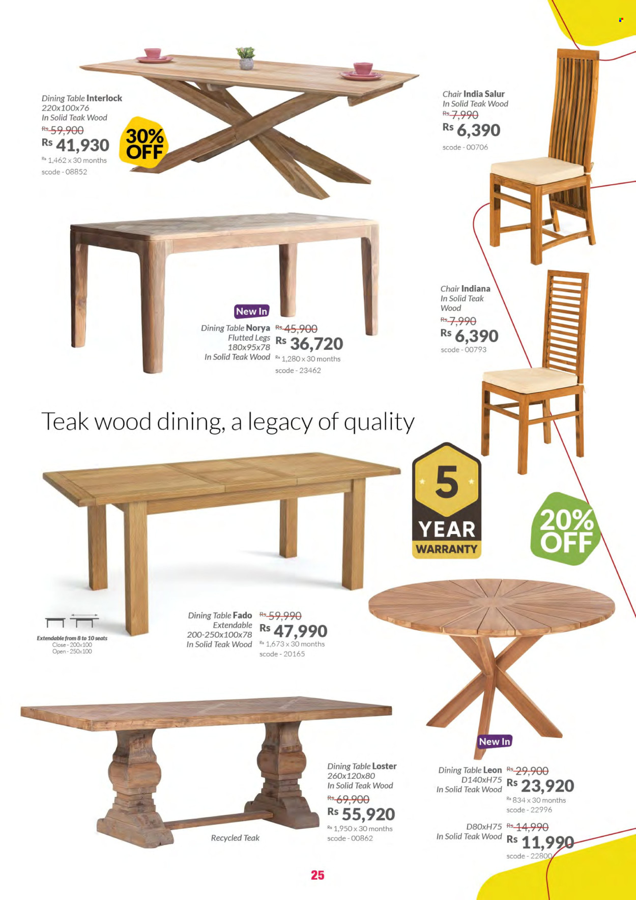 Catalogue Teak World - 23/07/2025 - 31/08/2025. Page 25