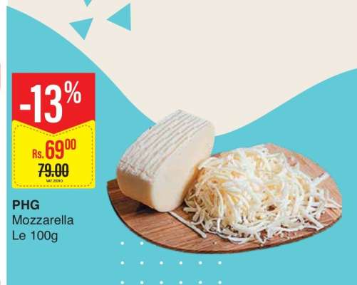 PHG Mozzarella Le 100g