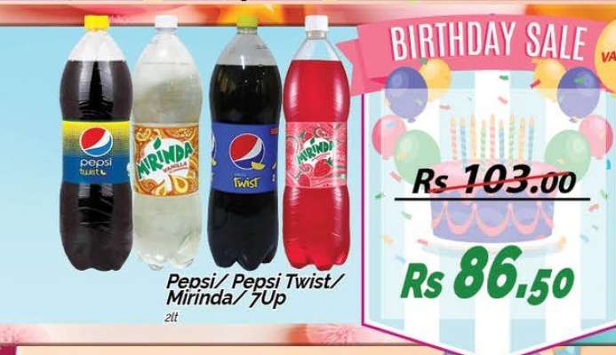 Pepsi / Pepsi Twist / Mirinda / 7Up