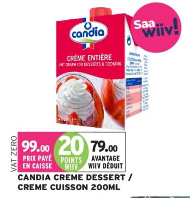 CANDIA CREME DESSERT / CREME CUISSON 200ML