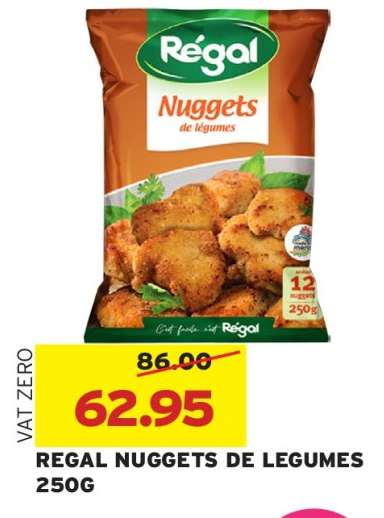 REGAL NUGGETS DE LEGUMES 250G