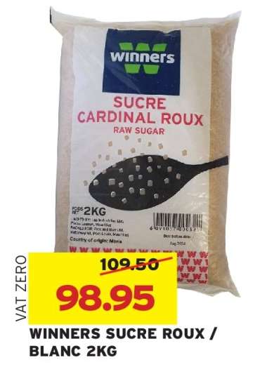 WINNERS SUCRE ROUX/BLANC 2KG