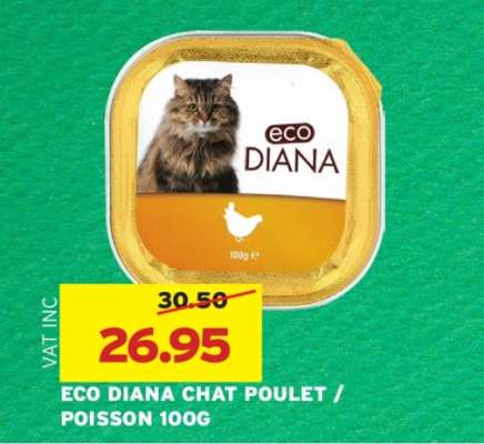 ECO DIANA CHAT POULET / POISSON 100G