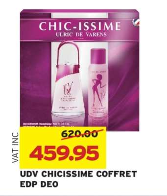 UDV CHICISSIME COFFRET EDP DEO