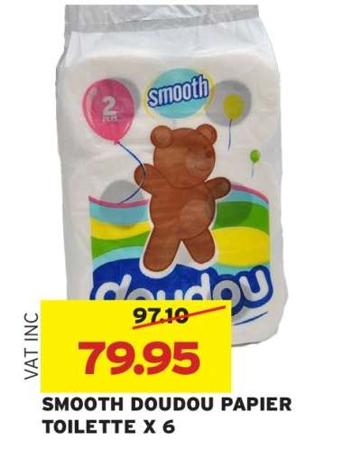 SMOOTH DOUDOU PAPIER TOILETTE X 6
