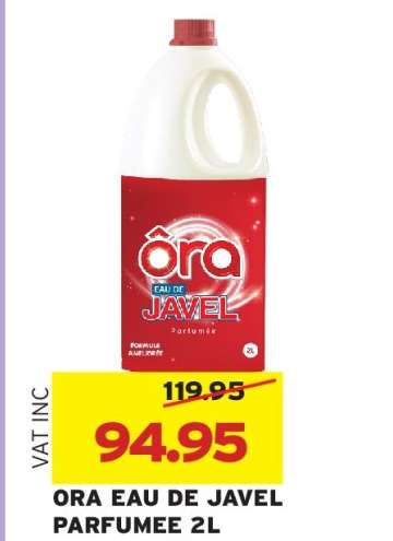 ORA EAU DE JAVEL PARFUMEE 2L