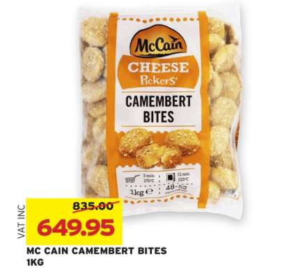 MC CAIN CAMEMBERT BITES 1KG