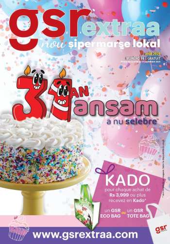 Catalogue GSR - 22/08/2025 - 17/09/2025.