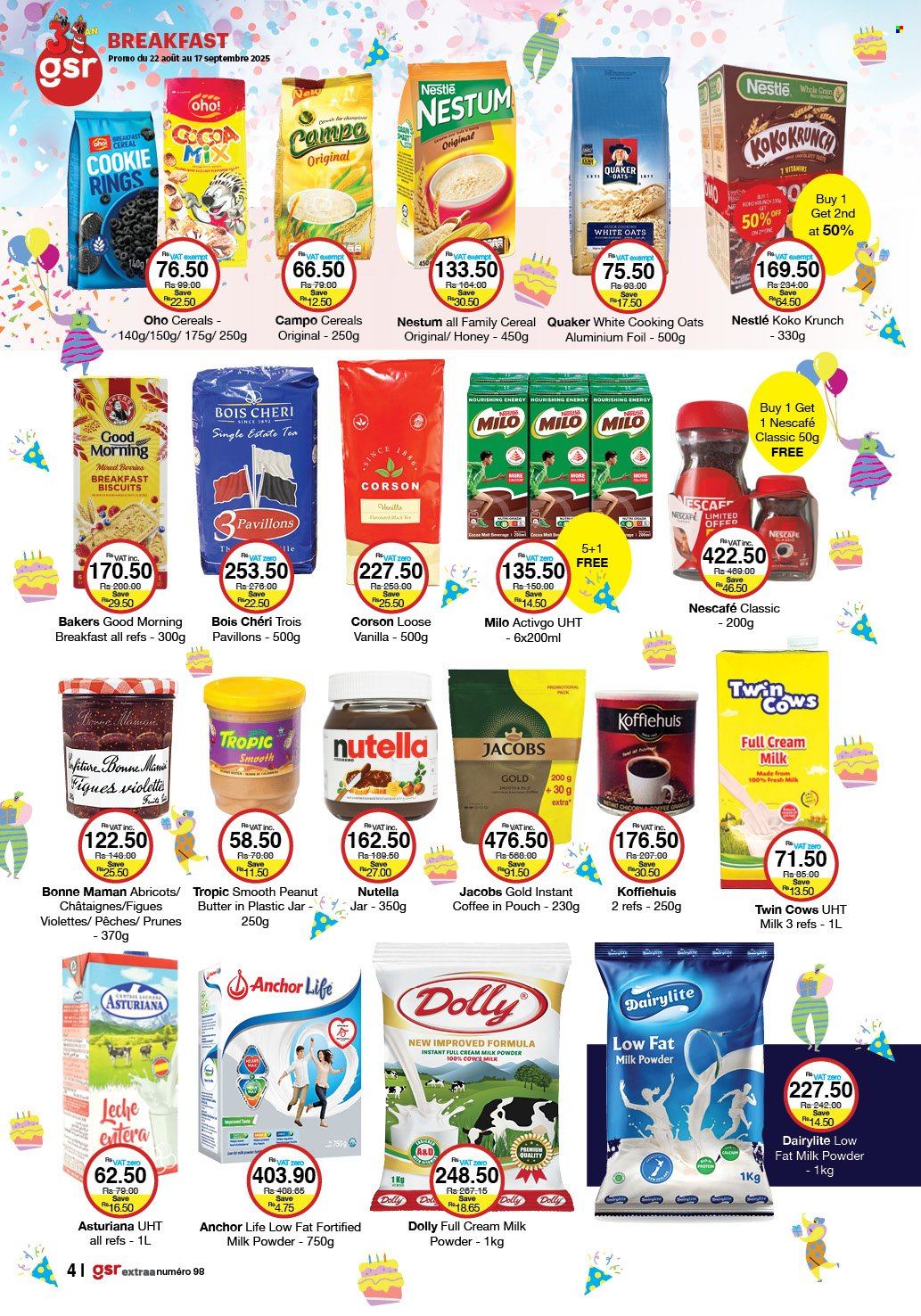 Catalogue GSR - 22/08/2025 - 17/09/2025. Page 4