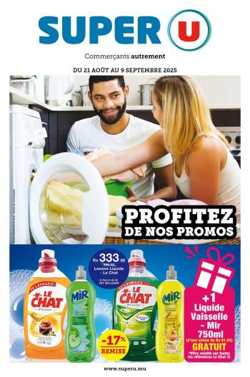 Catalogue Super U - 21/08/2025 - 09/09/2025.