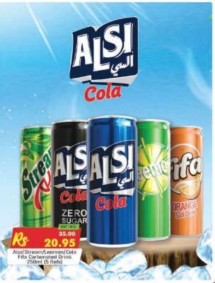 Alsi/Stream/Lemon/Cola Fifa Carbonated Drink
