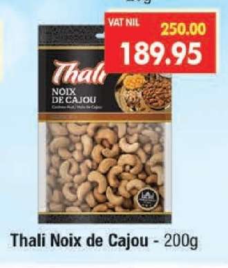 THALI NOIX DE CAJOU 200G