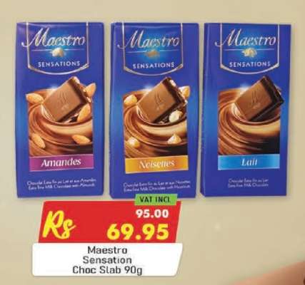 Maestro Sensation Choc Slab 90g