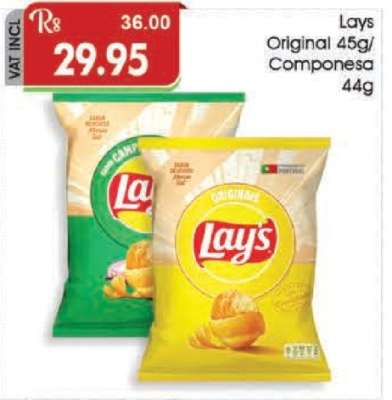 Lays Original 45g/ Componesa 44g