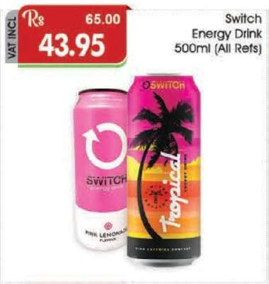 Switch Energy Drink 500ml (All Refs)