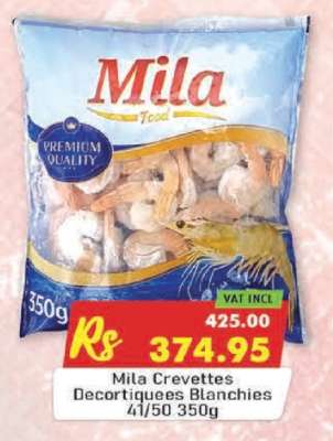 Mila Crevettes Decortiquees Blanchies