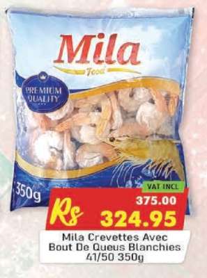 Mila Crevettes Avec Bout De Queues Blanchies 41/50 350g