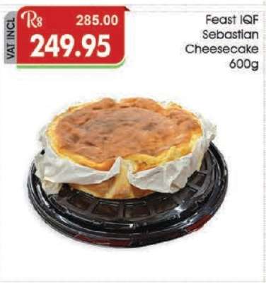 Feast IQF Sebastian Cheesecake 600g