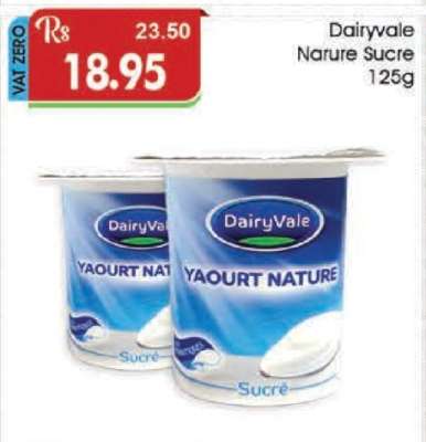 Dairyvale Nature Sucre 125g