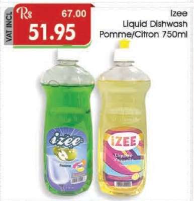 Izee Liquid Dishwash Pomme/Citron 750ml