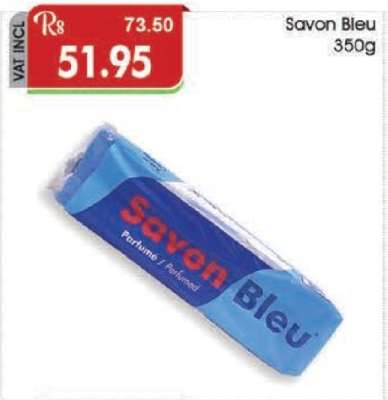 Savon bleu