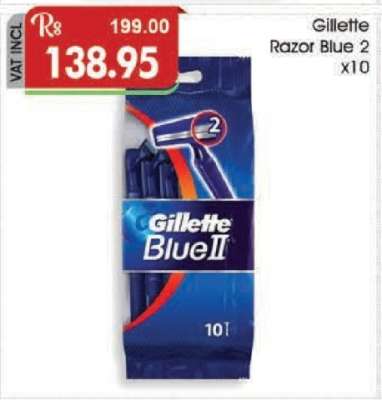 Gillette Razor Blue 2 x10
