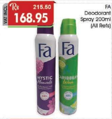 Fa Deodorant Spray 200ml (All Refs)