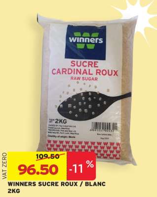WINNERS SUCRE ROUX/BLANC 2KG