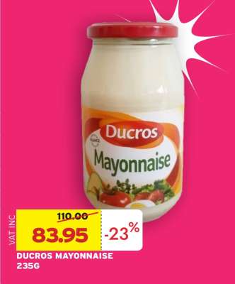 DUCROS MAYONNAISE