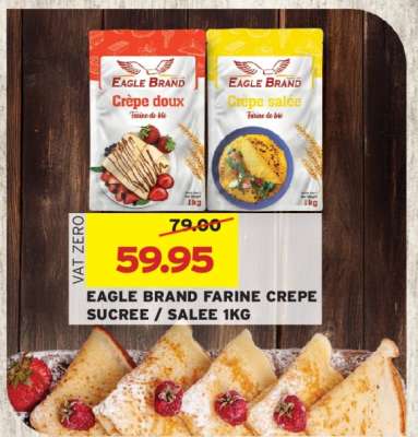 EAGLE BRAND FARINE CREPE SUCREE / SALEE 1KG
