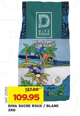 DINA SUCRE ROUX / BLANC 2KG
