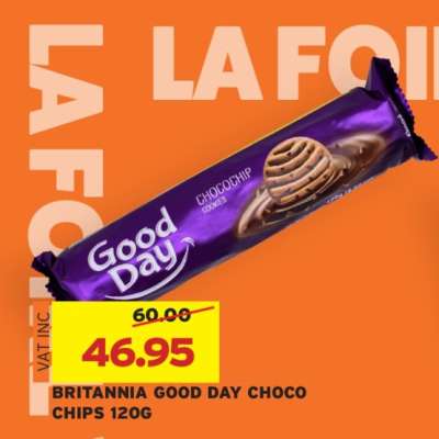 BRITANNIA GOOD DAY CHOCO CHIPS 120G