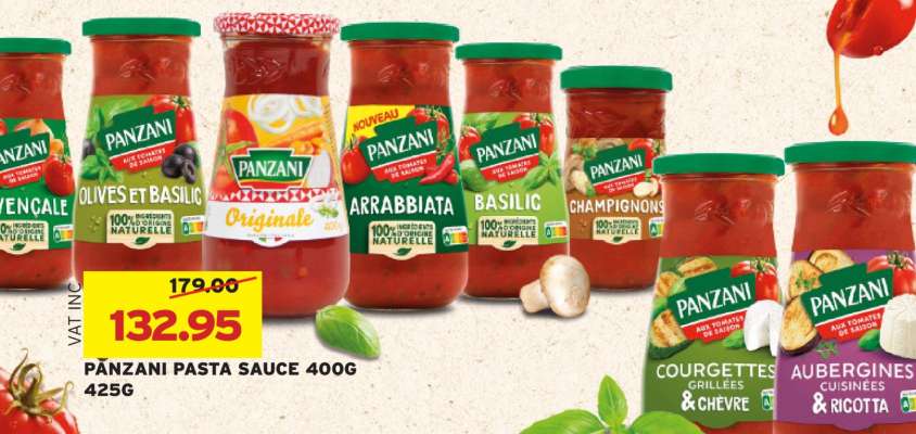 PANZANI PASTA SAUCE 400G 425G