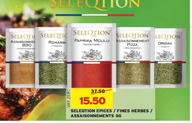 SELEQTION EPICES / FINES HERBES / ASSAISONNEMENTS 5G