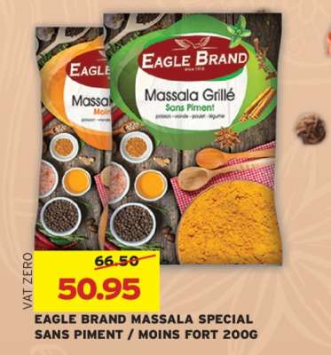 EAGLE BRAND MASSALA SPECIAL SANS PIMENT / MOINS FORT 200G