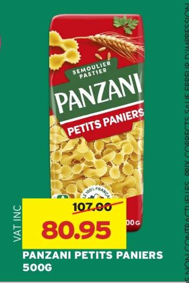 PANZANI PETITS PANIERS