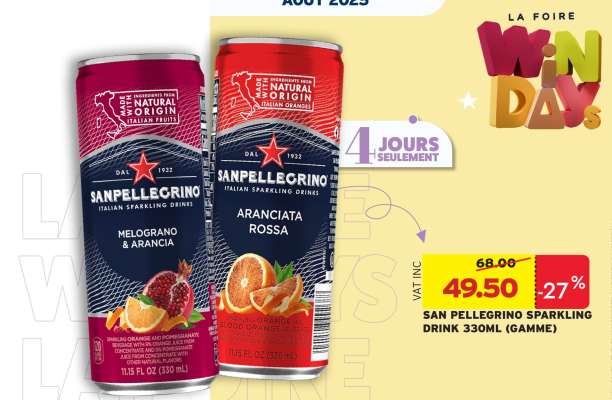SAN PELLEGRINO SPARKLING DRINK 330ML (GAMME)