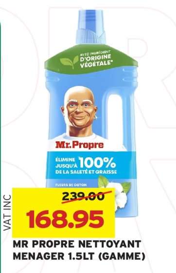 MR PROPRE NETTOYANT MENAGER 1.5LT (GAMME)