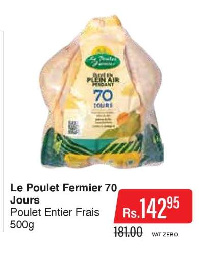 Le Poulet Fermier 70 jours